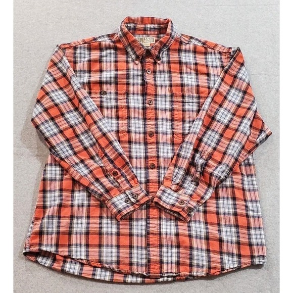 Duluth Trading Co Men's Long Sleeve Swingin' Flannel Shirt Plaid Size 2XL - Picture 1 of 6